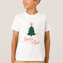 Merry Christmas in red: classic fir tree and cheer