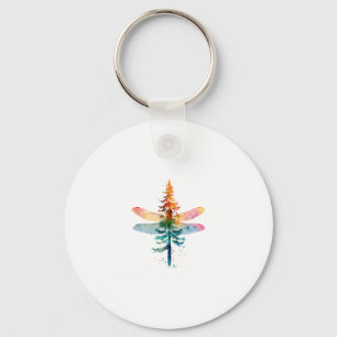 Merry Christmas insect Lover Xmas Dragonfly Christ Keychain