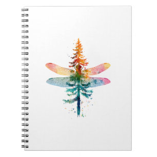 Merry Christmas insect Lover Xmas Dragonfly Christ Notebook