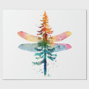 Merry Christmas insect Lover Xmas Dragonfly Christ Wrapping Paper