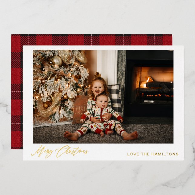 Merry Christmas Instant Photo (Front/Back)