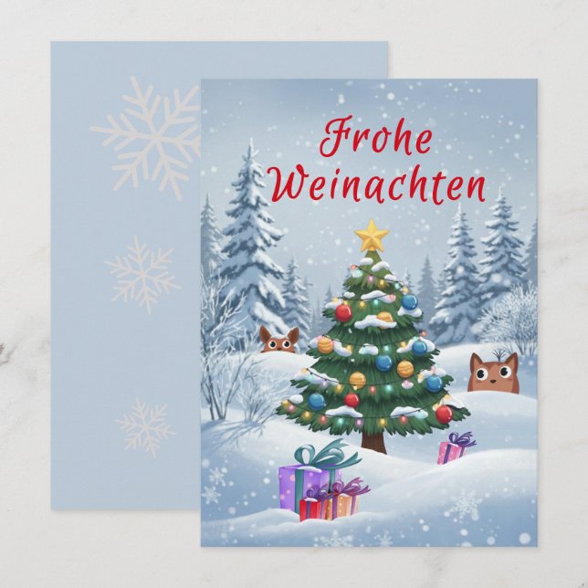 Merry Christmas Invitation (Front/Back)