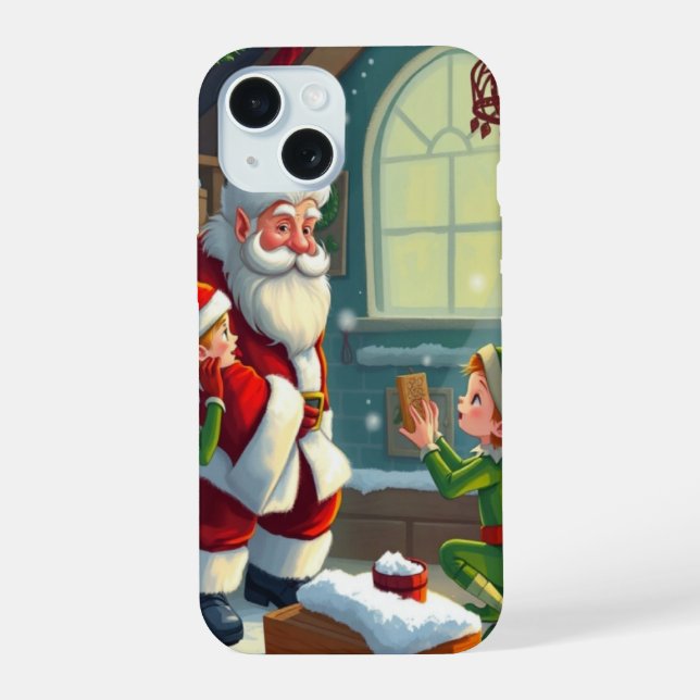 Merry Christmas  iPhone 15 Case (Back)