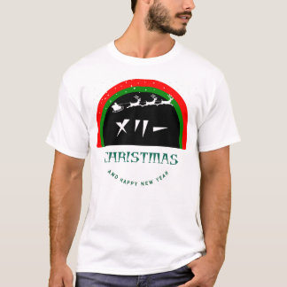 Merry Christmas ( Japanese & english ) men t-shirt