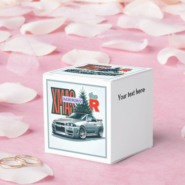 Merry Christmas - (JDM Legends) Favor Box (Wedding)
