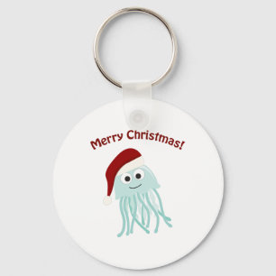 Merry Christmas! Jellyfish Keychain