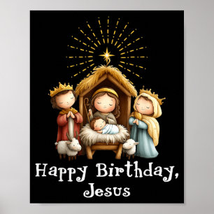Merry Christmas Jesus Is The Gift To The World Chr Poster