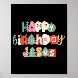 Merry Christmas Jesus Is The Gift To The World Chr Poster