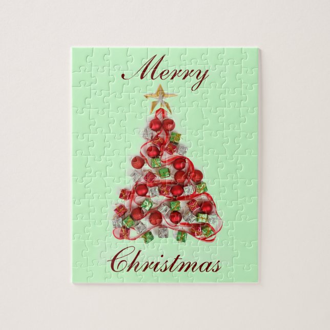 Merry Christmas Jigsaw Puzzle (Vertical)