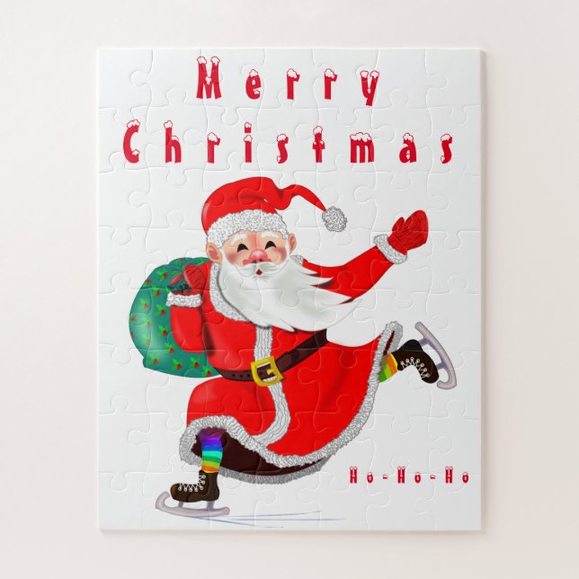 Merry Christmas Jigsaw Puzzle (Vertical)
