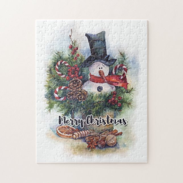 Merry Christmas  Jigsaw Puzzle (Vertical)
