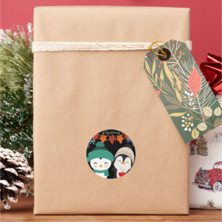 Merry Christmas Joy Sticker | Cute Holiday Labels