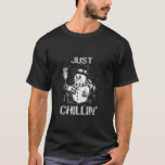 Merry Christmas Just Chillin Snowman Family Matchi T-Shirt<br><div class="desc">Merry Christmas Just Chillin Snowman Family Matching Pajama Tank Top</div>