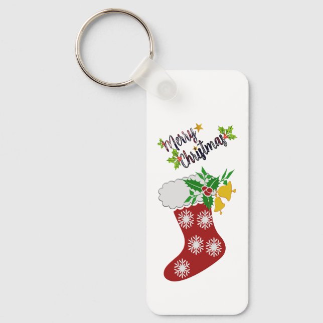 Merry Christmas Key Ring (Front)