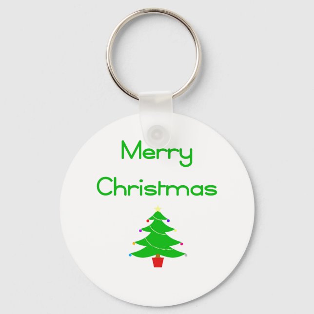 Merry Christmas Keychain (Front)