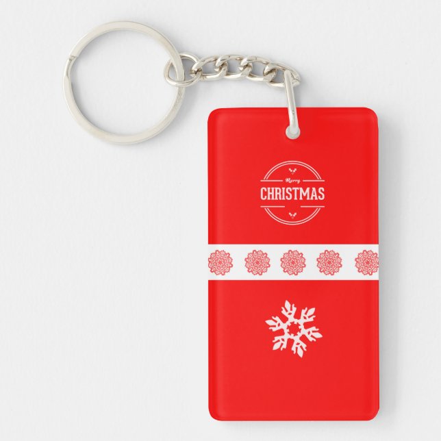 Merry Christmas Keychain (Front)