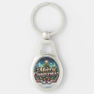 Merry Christmas Keychain