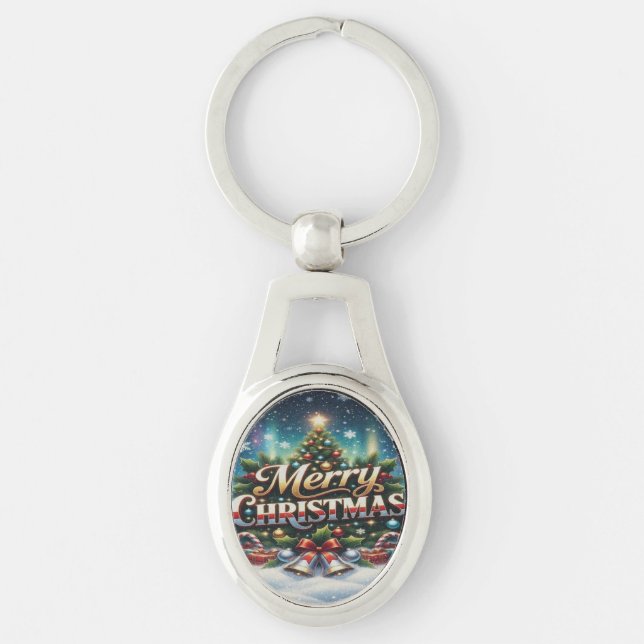 Merry Christmas Keychain (Front)