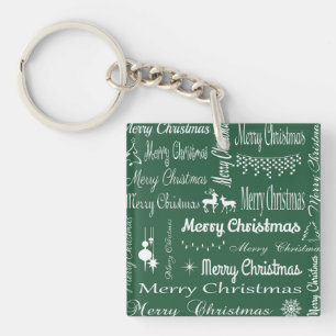 Merry Christmas Keychain