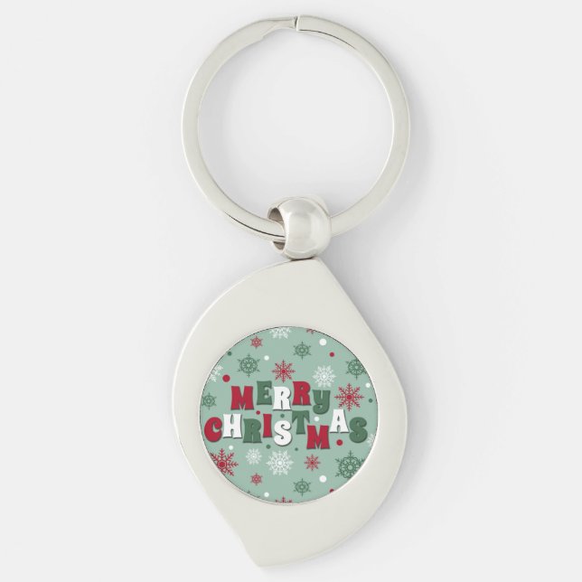 Merry Christmas Keychain (Front)