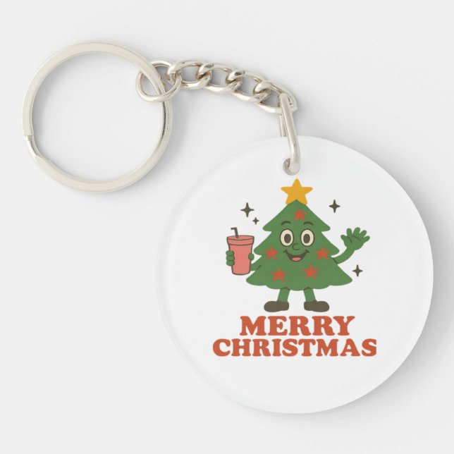 Merry Christmas  Keychain (Front)