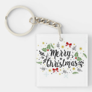 Merry Christmas Keychain
