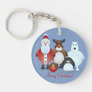 Merry Christmas Keychain