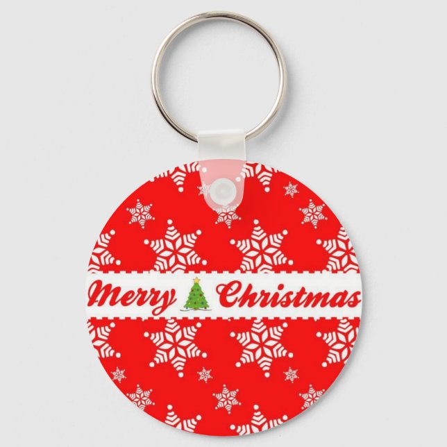Merry Christmas Keychain (Front)