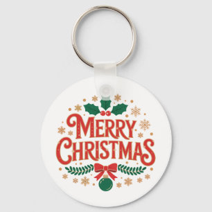 Merry Christmas Keychain