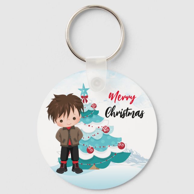 Merry Christmas    Keychain (Front)