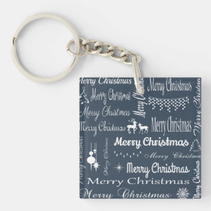 Merry Christmas Keychain