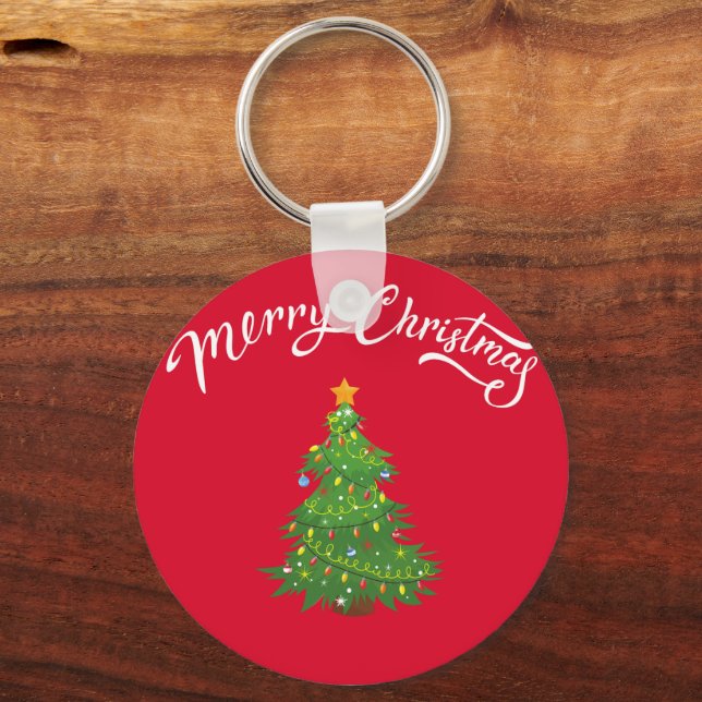 Merry Christmas Keychain (Front)