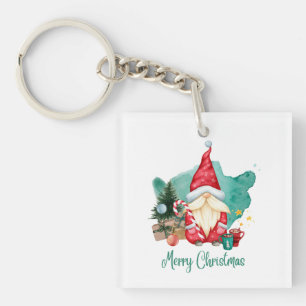 merry christmas keychain