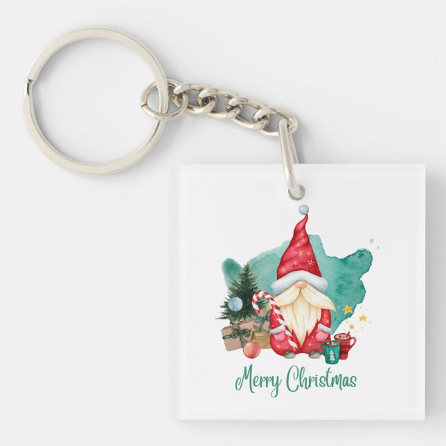 merry christmas keychain (Front)