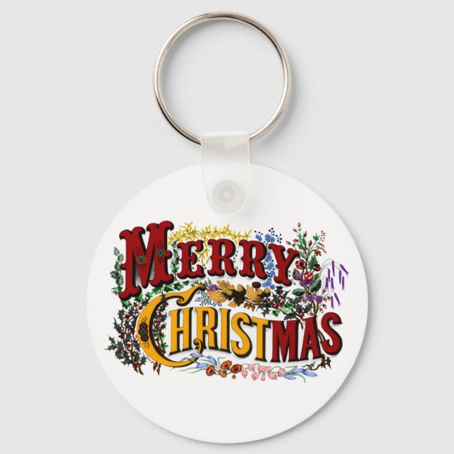 Merry Christmas KeyChains (Front)