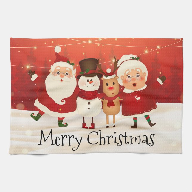 Merry Christmas Kitchen Towel (Horizontal)