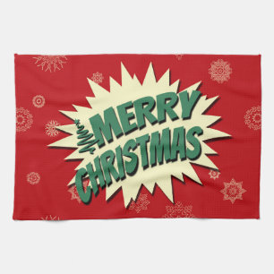 Merry Christmas Kitchen Towel