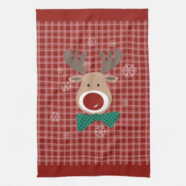 Merry Christmas! Kitchen Towel (Vertical)