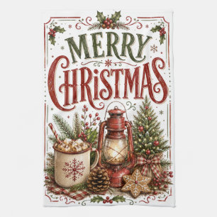 Merry Christmas Kitchen Towel