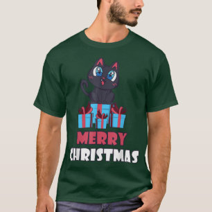 Merry Christmas Kitten Gifts For Cat T-Shirt