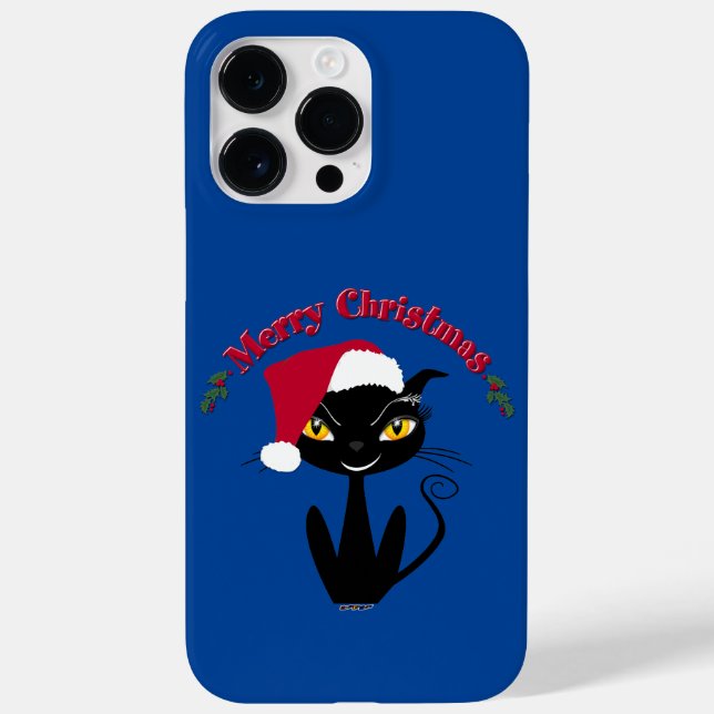 Merry Christmas Kitty Cat Case-Mate iPhone Case (Back)