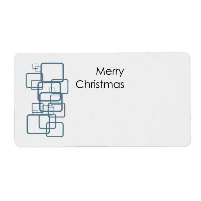 Merry Christmas Label (Front)