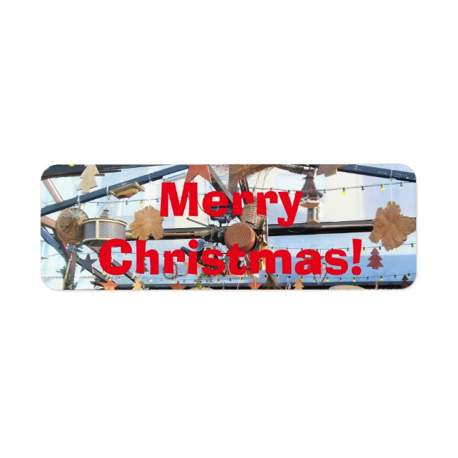 Merry Christmas Label (Front)