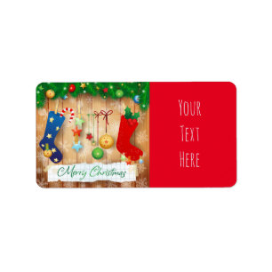 Merry Christmas  Label