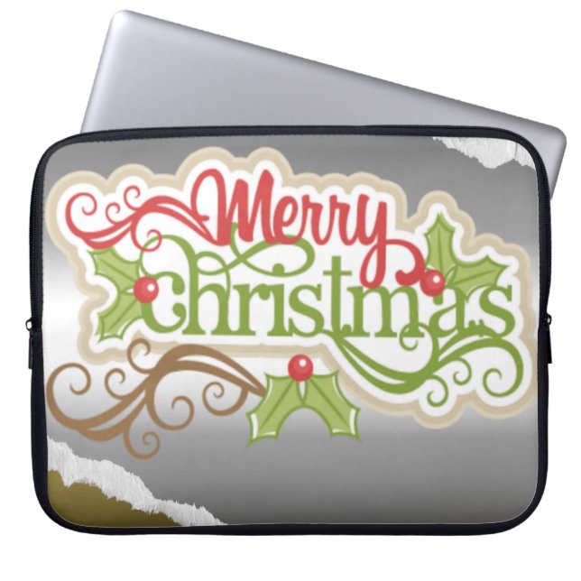 Merry Christmas  Laptop Sleeve (Front)