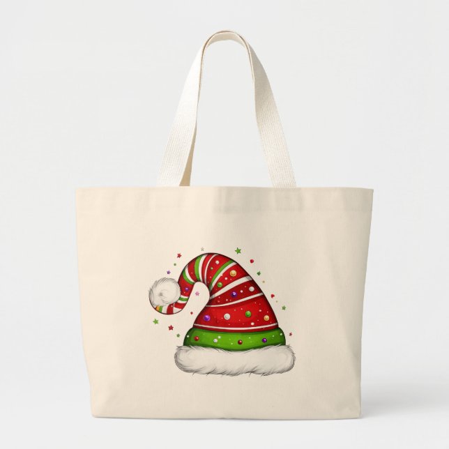 Merry Christmas  Large Tote Bag (Front)