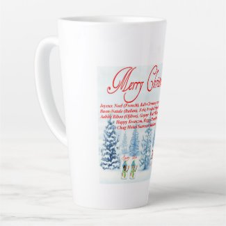 Merry Christmas Latte Mug