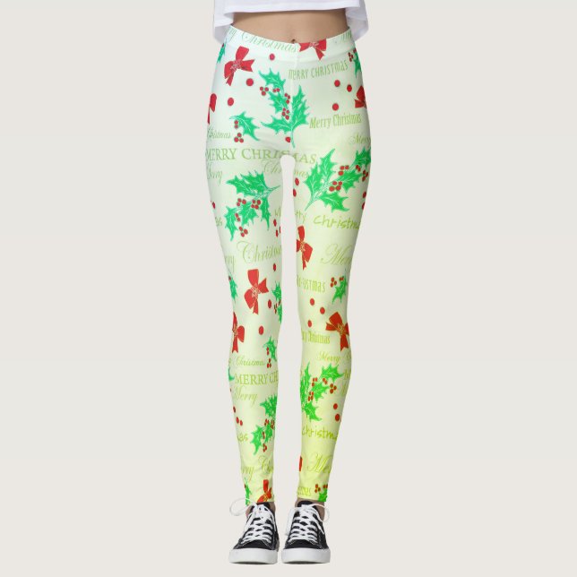 Merry Christmas Leggings (Front)