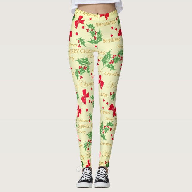 Merry Christmas Leggings (Front)