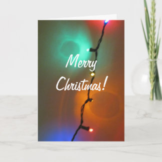 Merry Christmas Let Your Light Shine Card